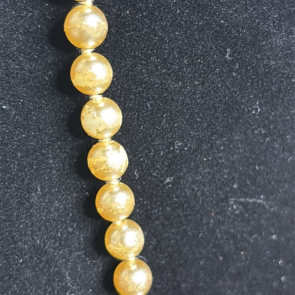 Vintage Kjl Kenneth Jay Lane Elegant Gold Pearl N… - image 3